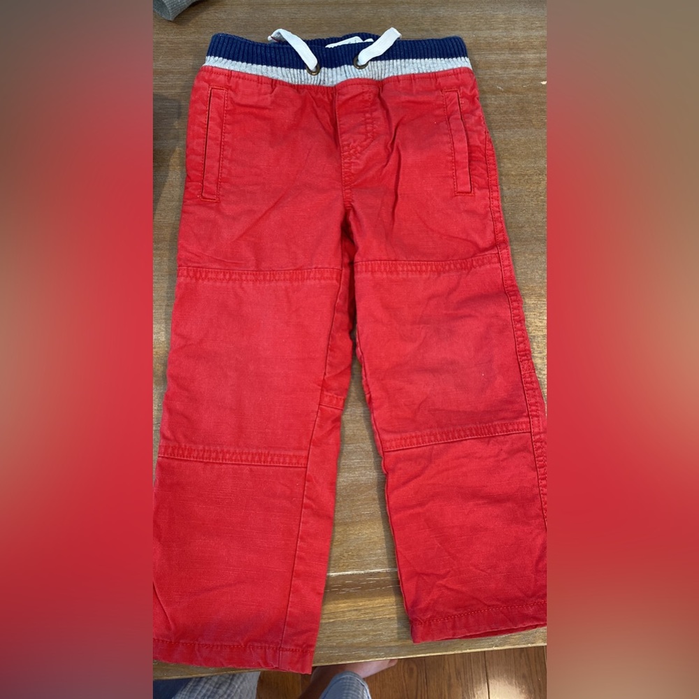 Mini Boden red pants (3 years)